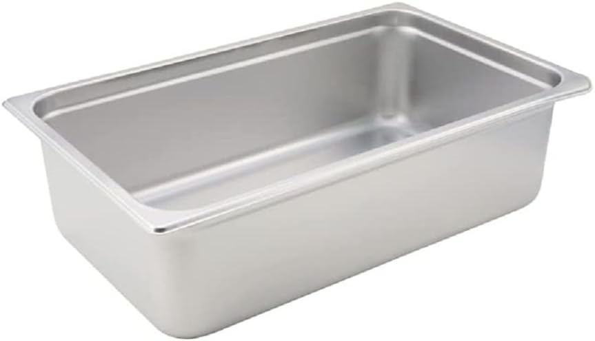 SPJM-106 Full Size Steam Table Pan, 6" Deep, Anti-Jamming, Stainless - Stainless Steam Table
