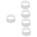HOMSFOU 5pcs Kitchen Hood Connector Adapter Dryer Vent Kit Duct Transition Fitting