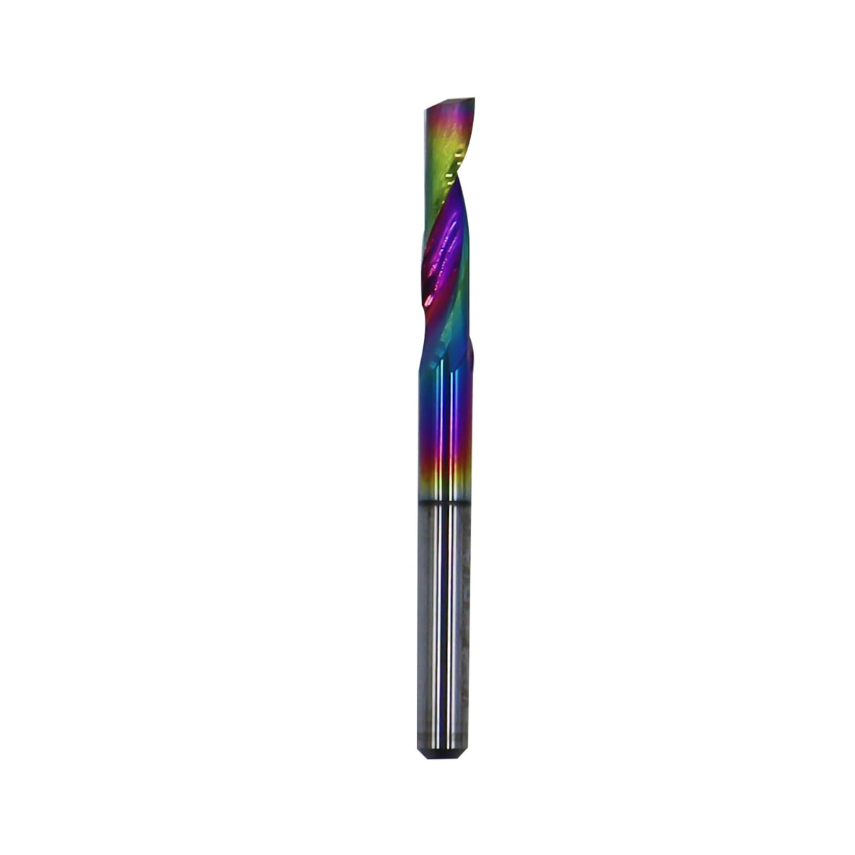 5Pcs 1/8in Solid Carbide 1Flute End Mill, DLC(Ta-C) Coated