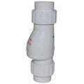 ZOELLER Swing Check Valve,PVC,2",Solvent Weld