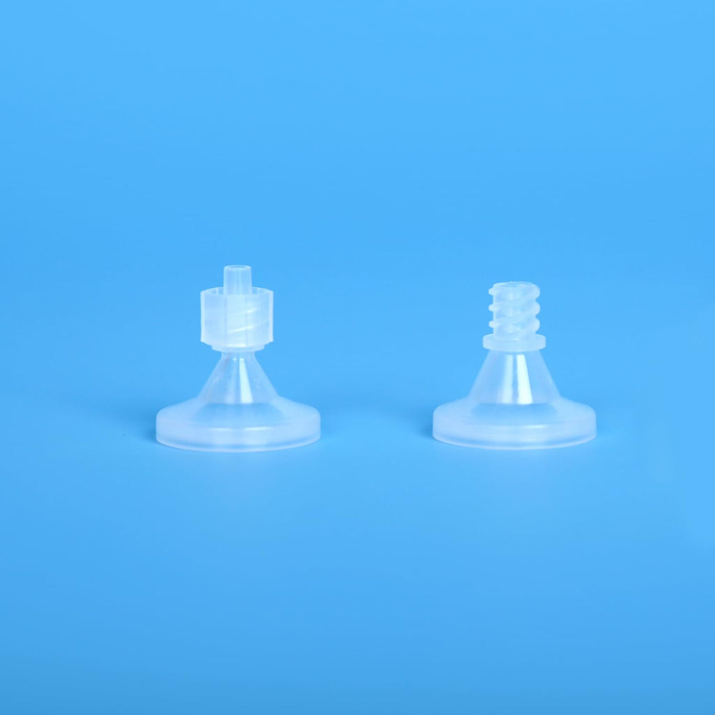 3/4" Tri-clamp to Female Luer Adapter, Polypropylene, 10Pcs