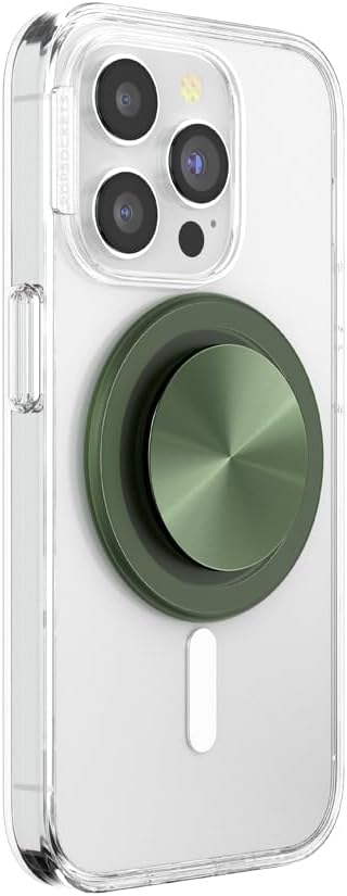 Phone Grip for MagSafe, Magnetic Holder, Phone Stand, Green - Alum Radial Olive