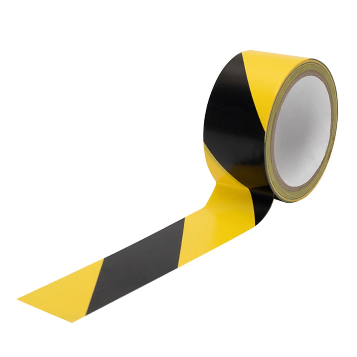 Black Yellow PVC Safety Warning Tape for Floor Marking Hazard Barriers