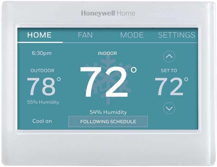 RTH9600WF Smart Color Thermostat ENERGY STAR Wi-Fi Programmable Touchscreen Alexa Ready - C-Wire Required | RTH9600WF