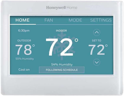 RTH9600WF Smart Color Thermostat ENERGY STAR Wi-Fi Programmable Touchscreen Alexa Ready - C-Wire Required | RTH9600WF