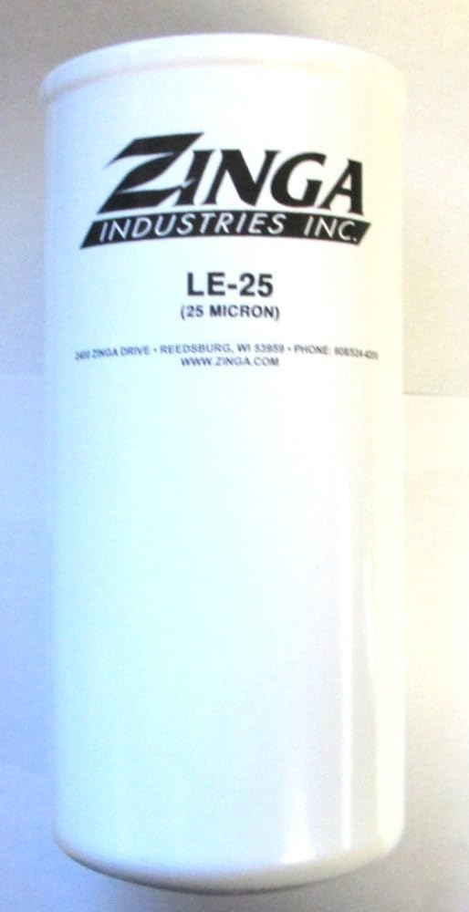 ZA LE-25 - Zinga Spin on Filter 25 Micron 1-1/2''-16 Threads