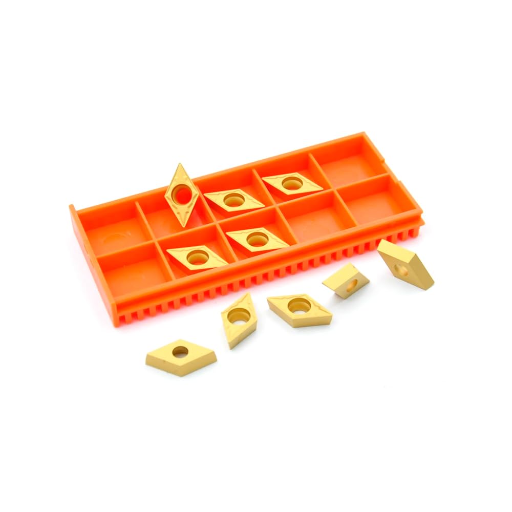 Turning Inserts DCMT32.51(DCMT11T304) for Steel Semi-Finish 10 Pcs