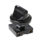 Black 13A-125V/10A-250V Rotary Switch 4-Position 3-Speed Universal Speed Selector Heater Rotary Switch with Knob，Industrial Switches