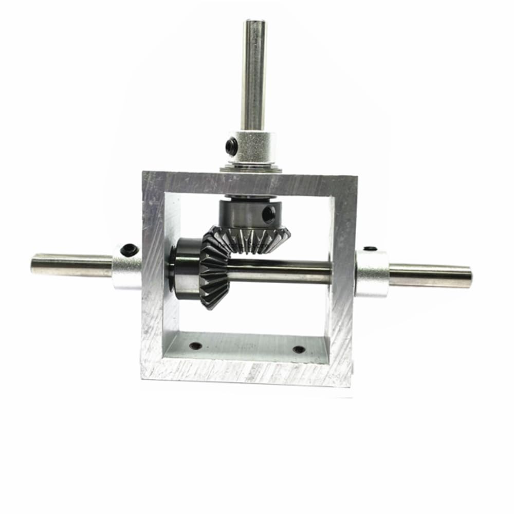 1:1 Right Angle Bevel Gearbox 1 Module 20 Teeth 90° Angle Drive Steering Gear Device Simple Mechanical DIY Module with 6mm Shaft