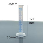 2 Pcs Plastic Measuring Graduated Cylinders Transparent Graduated Cylinder Beaker Lab Test Tube Liquid Measuring Tool