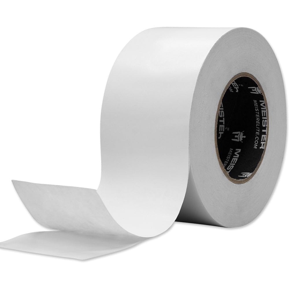 Double-Sided XL Floor Mat Tape - Secures Exercise Mats & Rugs in Place - 3in x 30yd | Extra strong 3" x 30yd floor