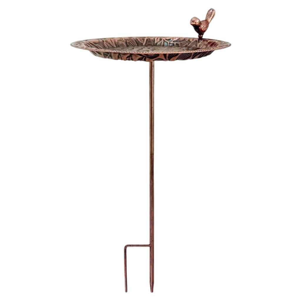 Outdoor Iron Bird Bath Stake