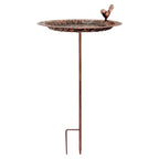 Outdoor Iron Bird Bath Stake
