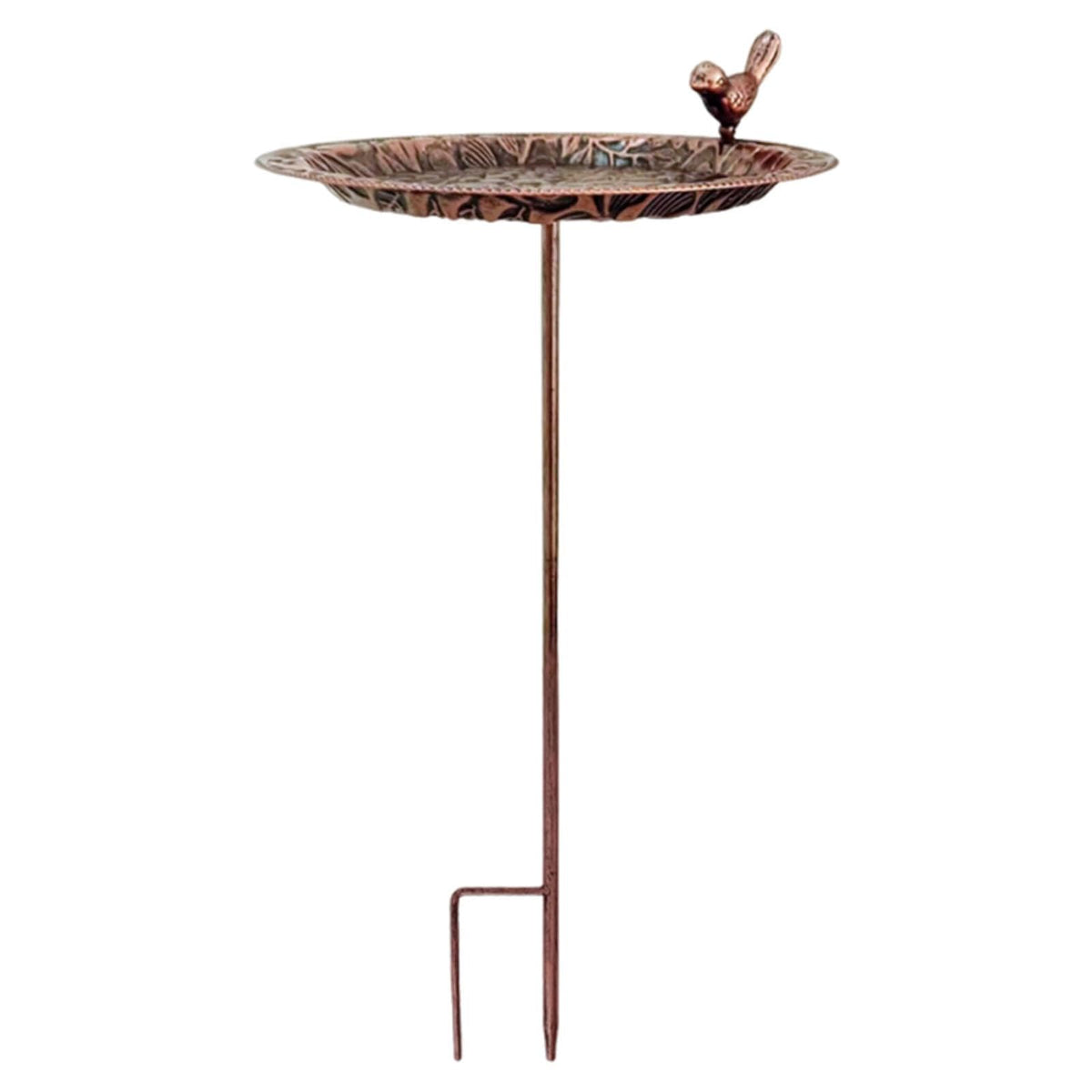 Outdoor Iron Bird Bath Stake