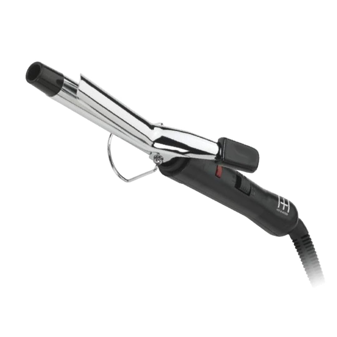 Silver Curling Iron - 5/8 Inch - High and Low Heat Settings