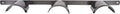 Bridle Bracket 3 Hook Black