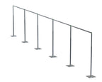 Adjustable Heavy Duty Portable 10FT X 50FT Pipe and Drape Backdrop Kit Quick Set Up Easy for