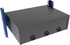 3U Server Cabinet Case 19" Rack Mount Lockable Drawer with Key
