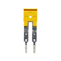 Legrand Weidmuller Terminal Block Jumper, 2Way, 5.1mm, Yellow, IDC Connector, Plastic Material