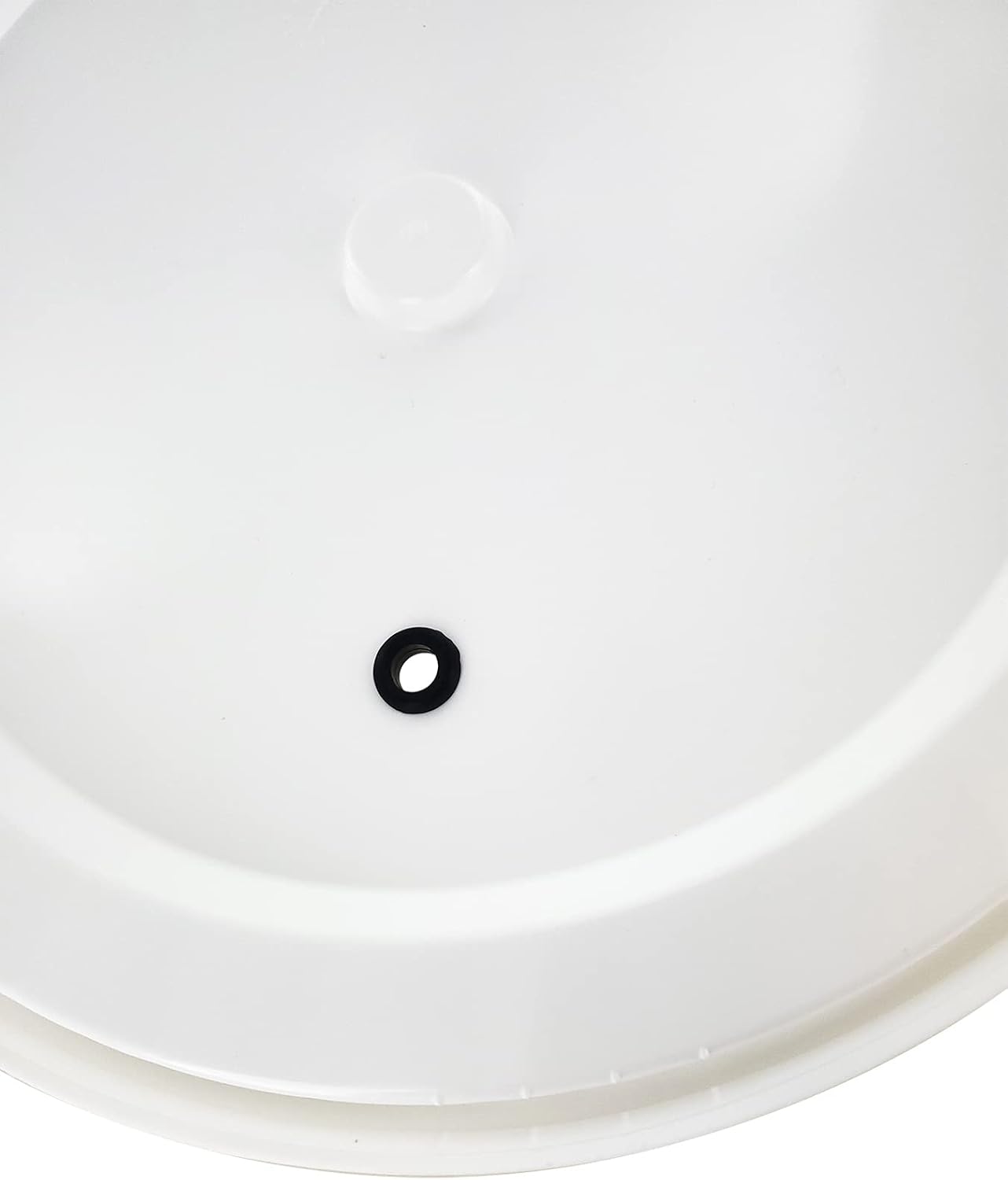 6.5 Gallon Plastic Drilled and Grommeted Lid Fits 6.5 Gallon Fermenters