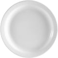Restaurant Value Narrow Rim Bright White Plate 7 1/4", Case of 36