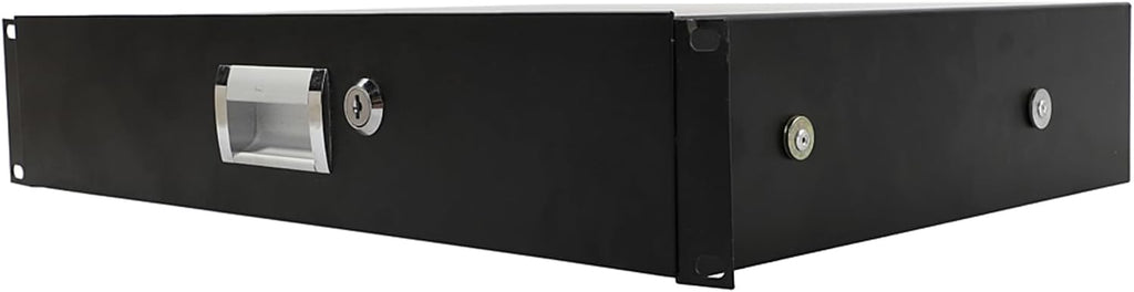 Ktaxon 2U Rack Mount Drawer for 19 Inch AV/Network/DJ Equipment Racks