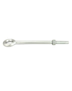 QWORK Eye Bolt with Nuts, 3/4'' x 12" Galvanized Eye Bolt, 4 Pack