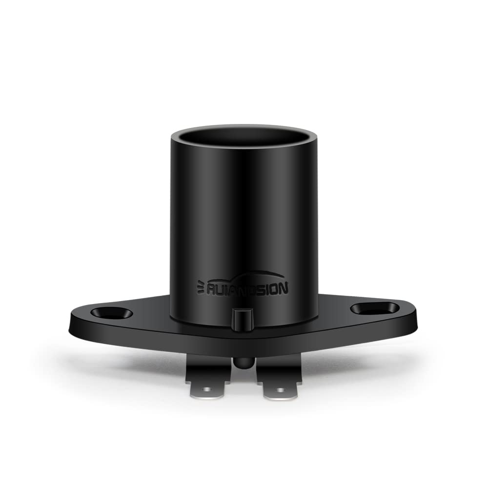 Ruiandsion Microwave Light Socket T170 Holder Base Replacement for Universal Microwave Pear Oven Lamp Socket