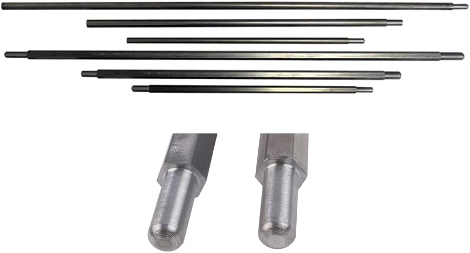 24" HEX Shaft Winding Bars for Garage Door Torsion Springs | Pair
