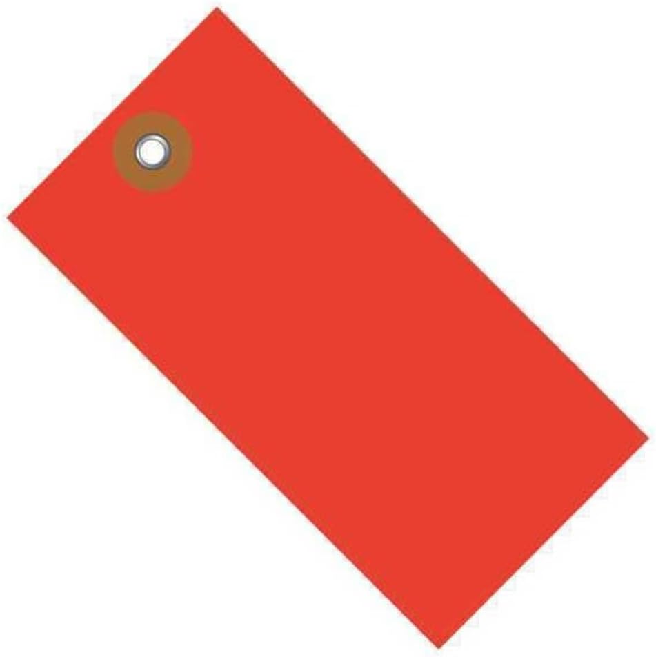 4 3/4 x 2 3/8" Red Tyvek Shipping Tags