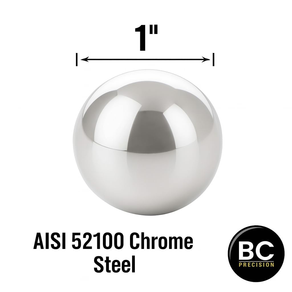 Five 1" Inch Chrome Steel Bearing Balls G25