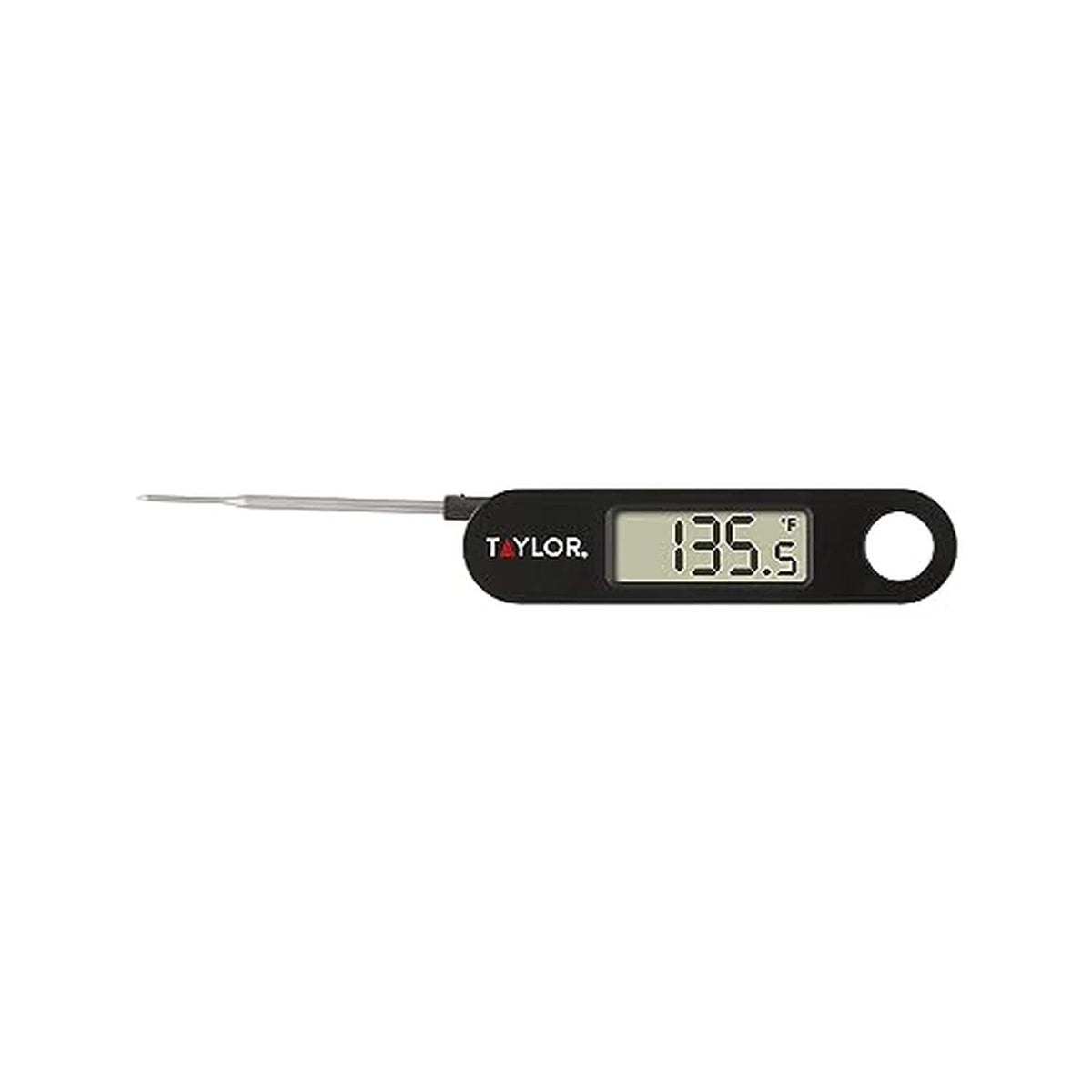 Digital Folding Stem Food Thermometer Black
