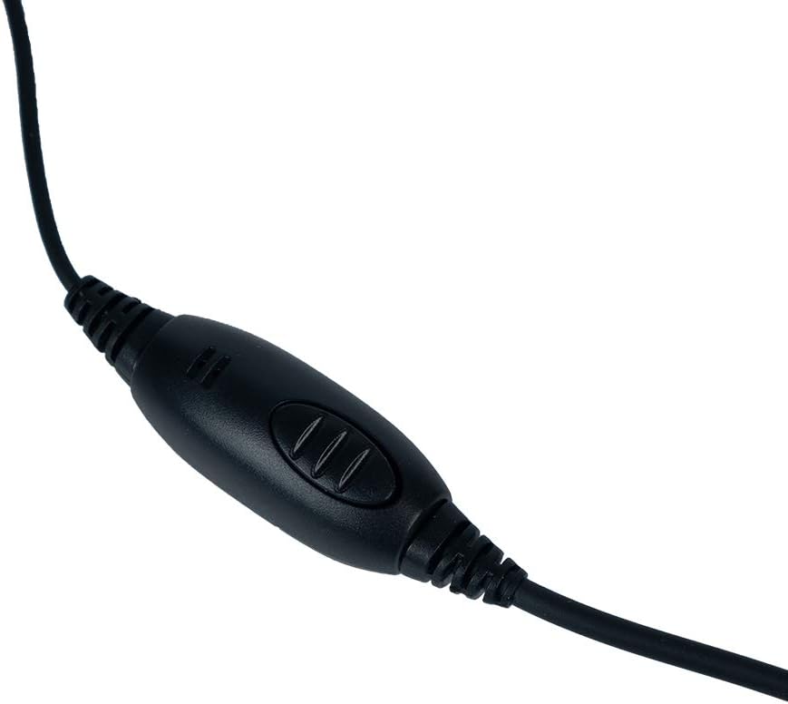 G-Shape Earpiece PTT Mic Compatible with XPR7550e APX6000 | Surveillance Headset, Covert, Comfort, Hands-Free