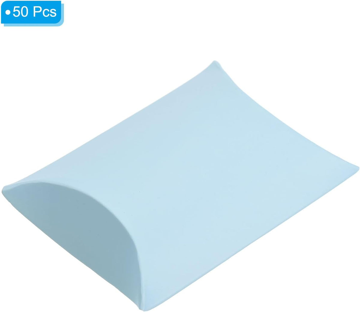 Pillow Boxes Wedding Gift Boxes 2.6x2.6x1 Light Blue 50Pcs