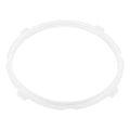 Silicone Pressure Cooker Gasket Replacement Seal Ring, White Leakproof Lid