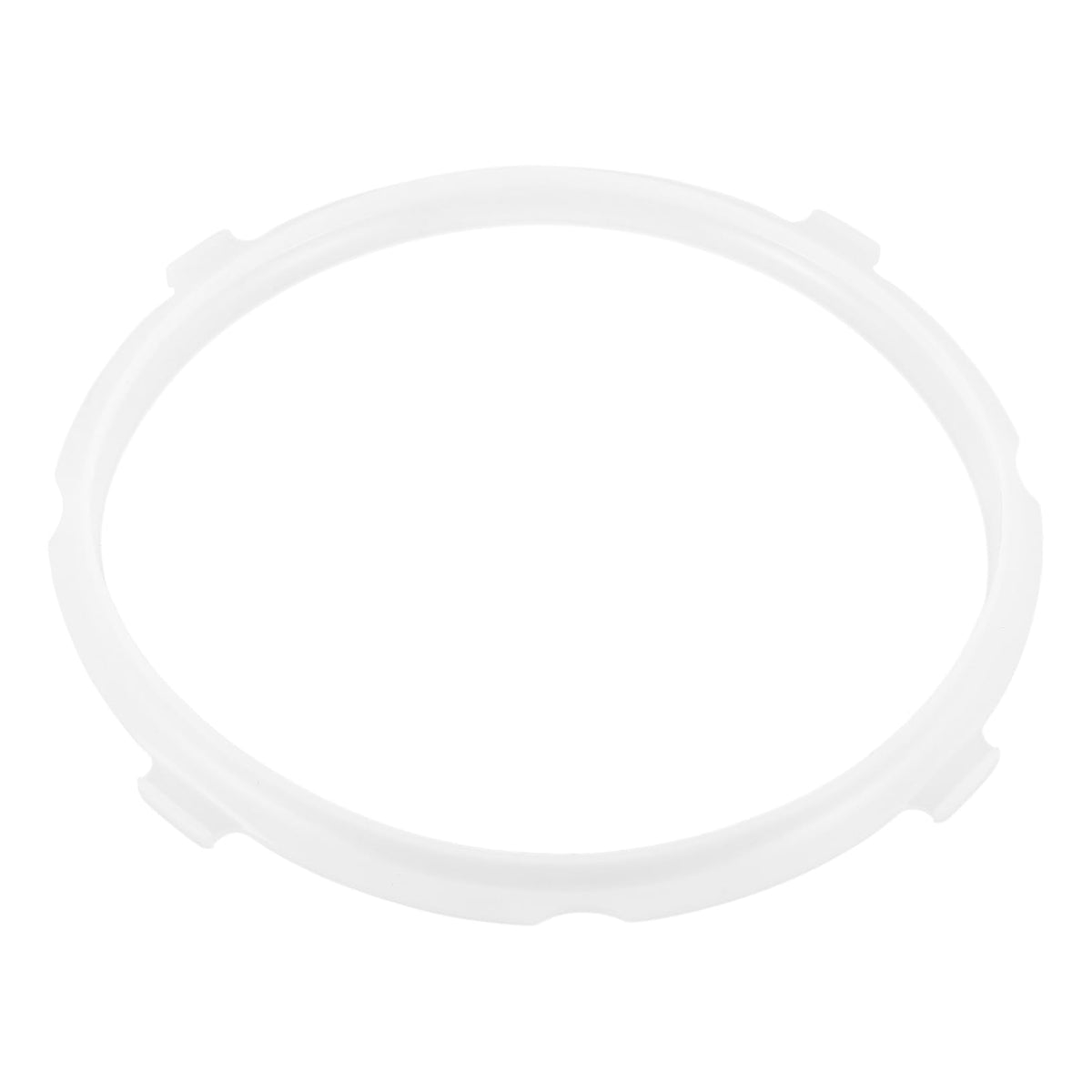 Silicone Pressure Cooker Gasket Replacement Seal Ring, White Leakproof Lid