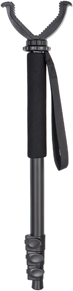 Hunting Monopod Stand Shooting Stick Gun Rifle Rest for Hunting, Shooting, and Scope Zeroing, 22"-56" Portable