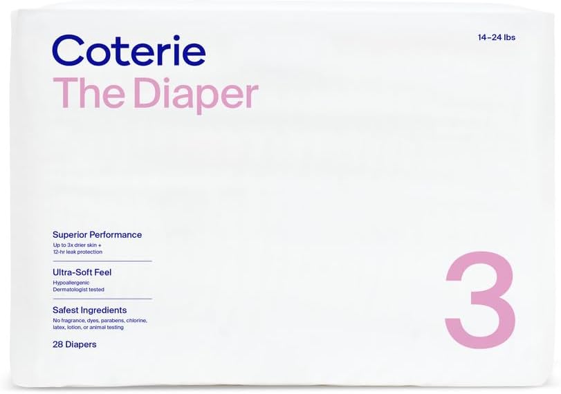 Diaper Size 3, 28 Count