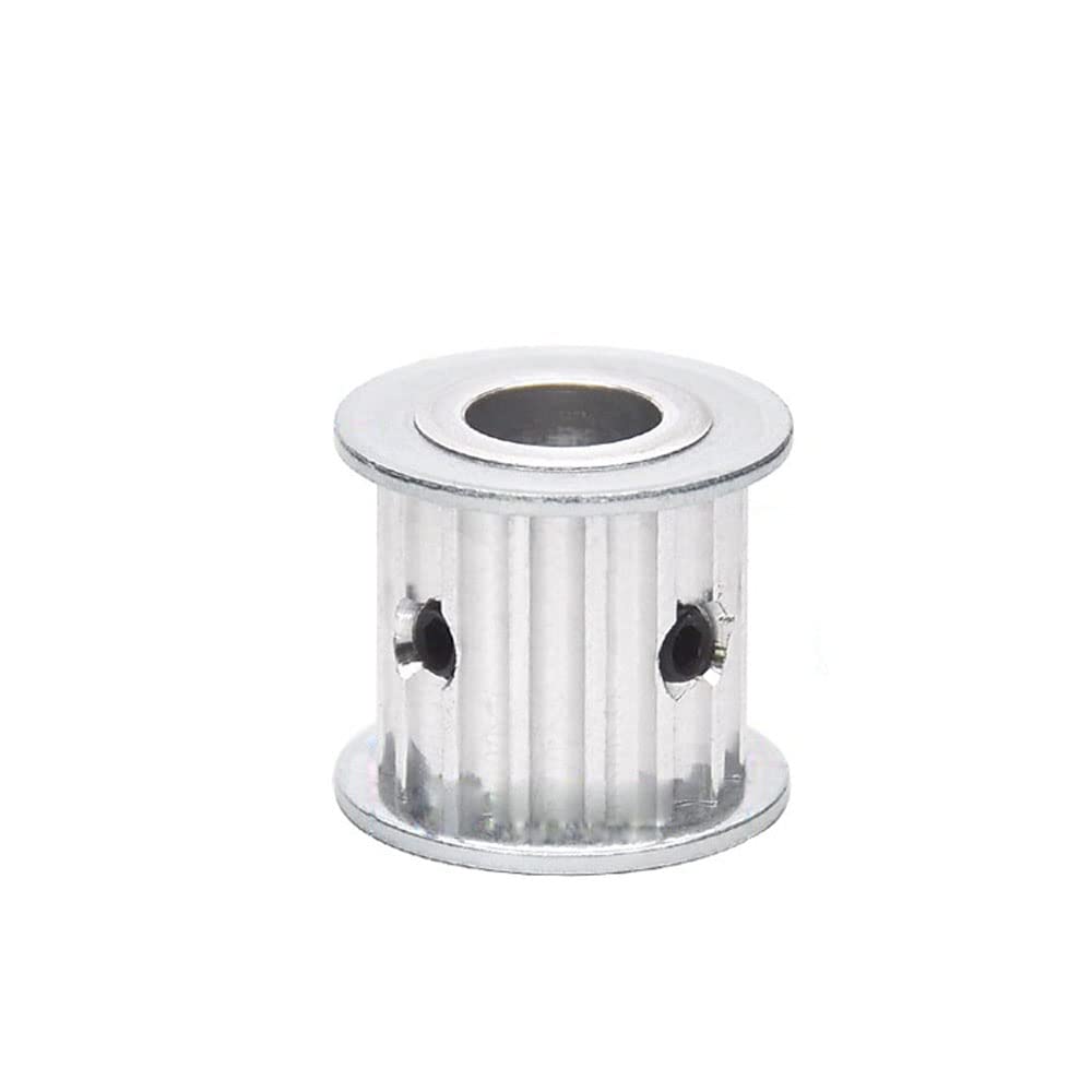 5M 15T Timing Pulley 5mm Pitch 15mm Bore 16mm Tooth Width Aluminum Synchronous Wheel Without Step for 15mm Width Belt (5M 15T; Tooth Width:16mm, bore:15mm, 1)