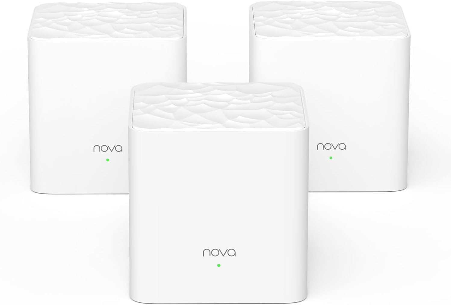 Nova Mesh WiFi System - Covers 3000 sq.ft - AC1200 Dual-Band Mesh Network for Home Internet - Parental Control - 3-Pack