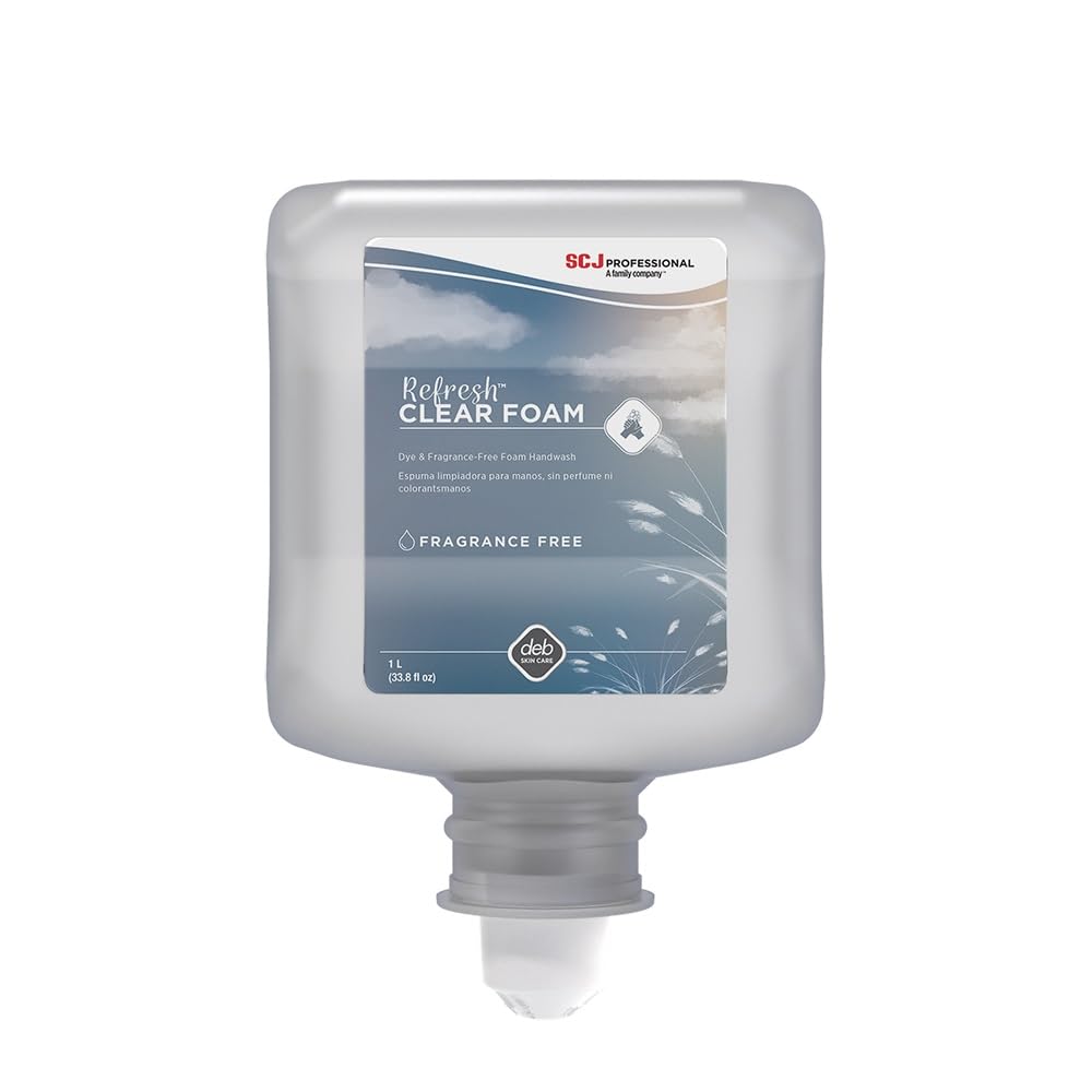 Refresh Clear Foam Hand Soap 1 Liter, 6 Pack