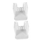 2pcs Bread Slicer Guide for Homemade Bread, ABS White
