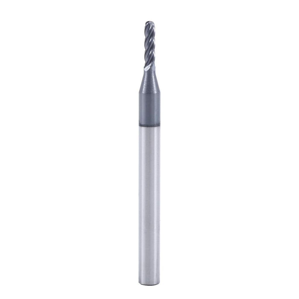 1/16" 4 Flute Carbide Ball Nose End Mill 1/8" Shank Diameter 1Pcs