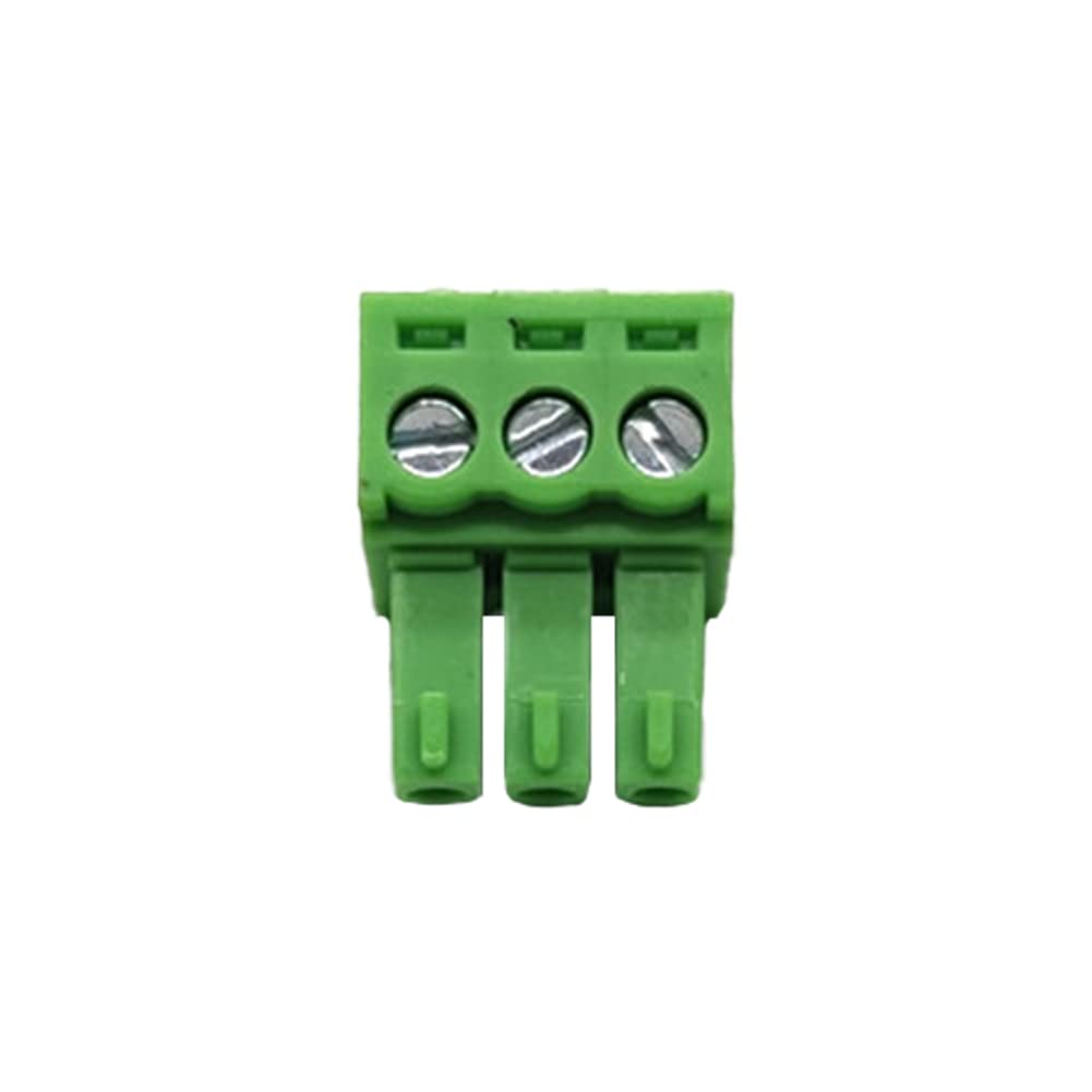 20PCS 3 Pin 3.5mm PCB Male Pluggable Terminal Block Connector