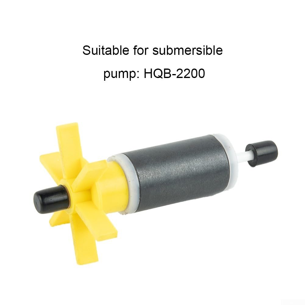 Yellow Replacement Impeller with Shaft for ROTOR Pump