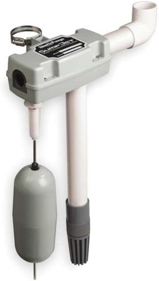 SumpJet Water Powered Backup Emergency Sump Pump