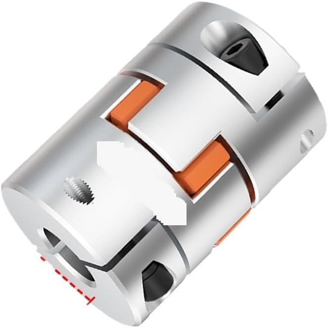 Plum couplingCoupler D25 L35 Two Jaw Aluminium Plum Flexible Shaft Coupling Motor Connector Flexible Coupler 6 8 10 12