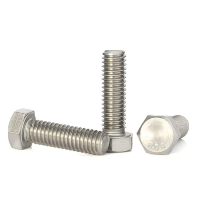 INFAST 18-8 SS Hex Head Screw Bolts - Partial Thread 5/16-24x2 (15 Pcs)