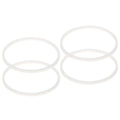 4 Pack Gaskets Replacement Part Compatible with Magic Bullet MB-1001 Blenders White