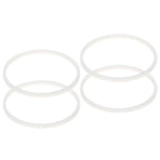 4 Pack Gaskets Replacement Part Compatible with Magic Bullet MB-1001 Blenders White